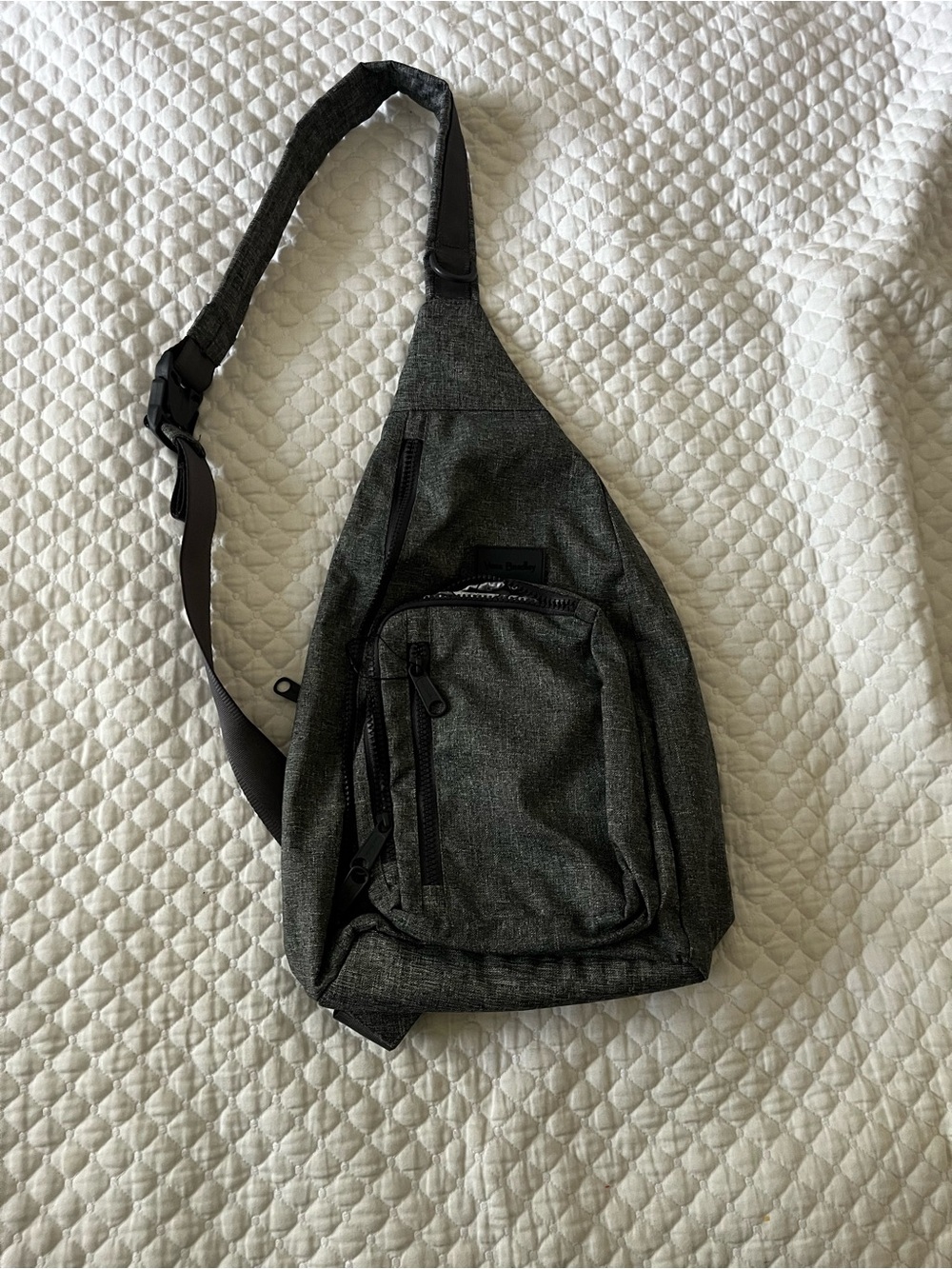 Vera Bradley Charcoal Gray Sling Backpack